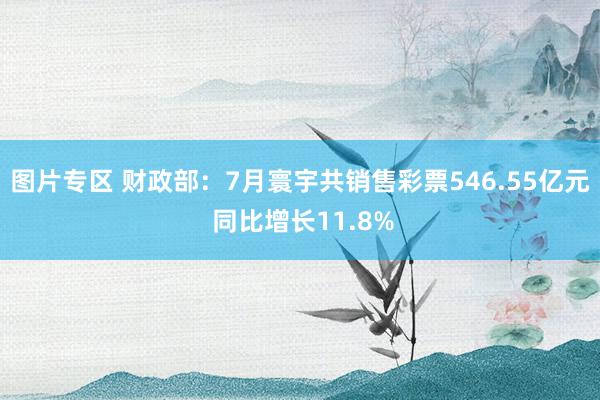 图片专区 财政部：7月寰宇共销售彩票546.55亿元 同比增长11.8%
